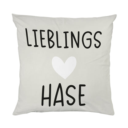 Kissenbezug - Lieblings Hase Herz