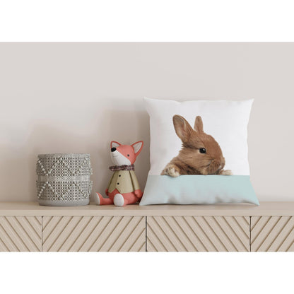 Kissenbezug - Brauner Hase