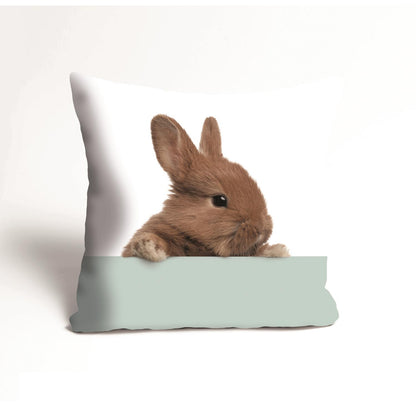 Kissenbezug - Brauner Hase