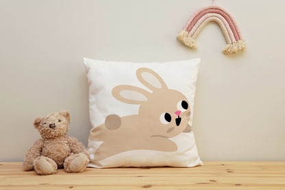 Kissenbezug - Springender Hase