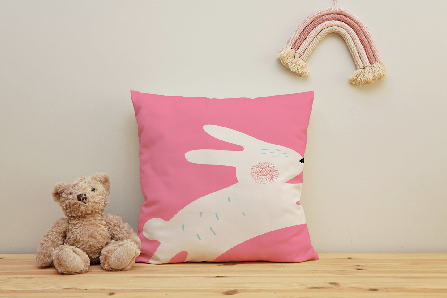 Kissenbezug - Pink Bunny