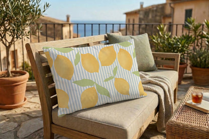 Outdoor Kissenbezug - Citrus Stripes