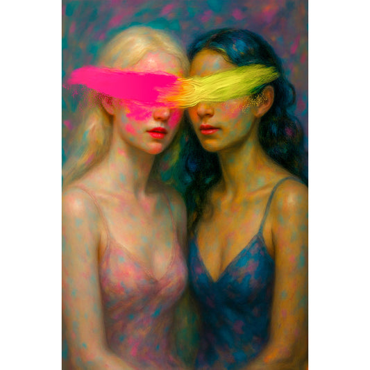 Acrylglasbild - Freundinnen