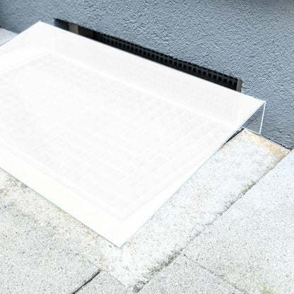 Lichtschachtabdeckung – Weiß