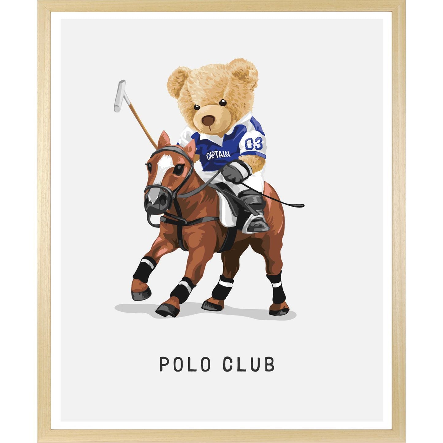 Rahmenbild - Poloclub Horse