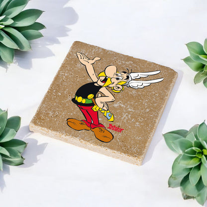 Steinuntersetzer-Set - Asterix