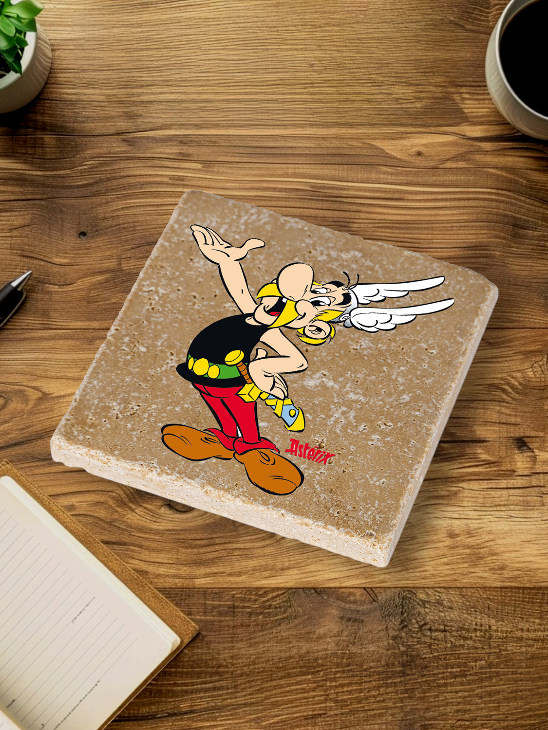 Steinuntersetzer-Set - Asterix
