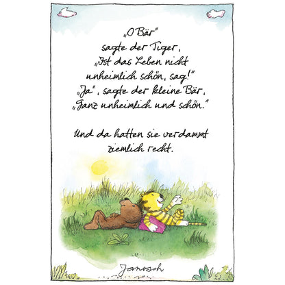 Janosch metal sign - incredibly beautiful