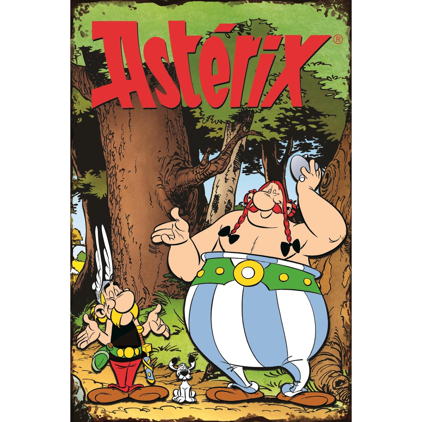 Blechschild - Asterix und Obelix 4