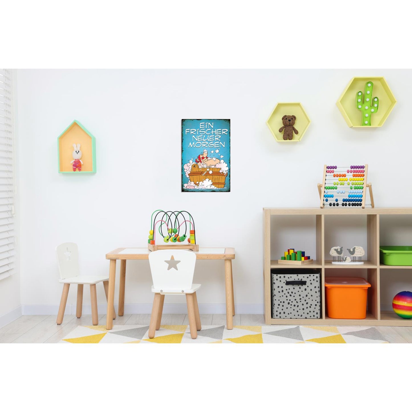 Blechschild - Ein frischer neuer Morgen Obelix