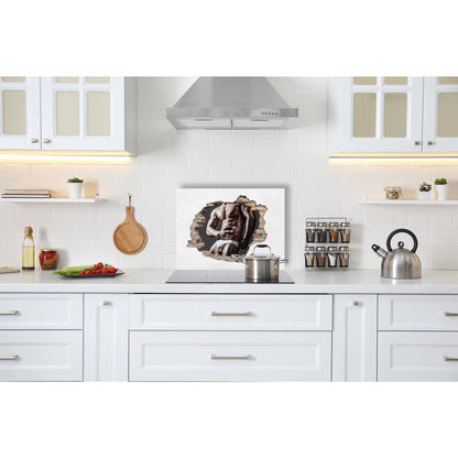 Spritzschutz - Sexy Mann