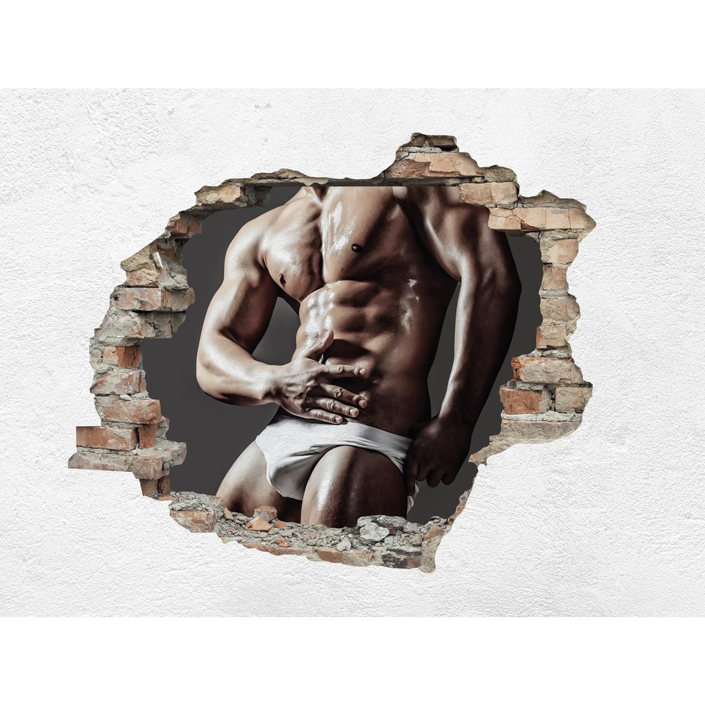 Spritzschutz - Sexy Mann