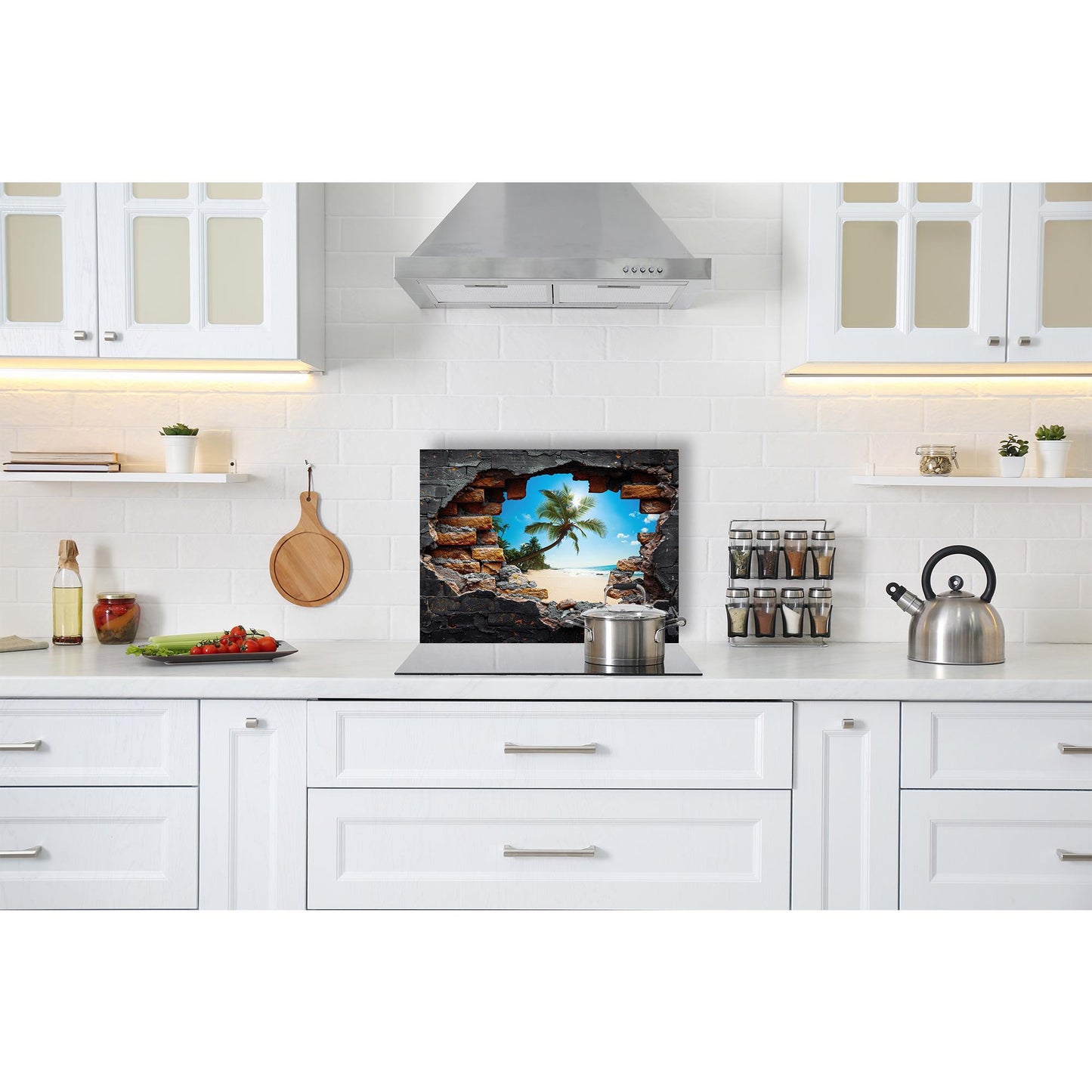 Spritzschutz - Palmeninsel