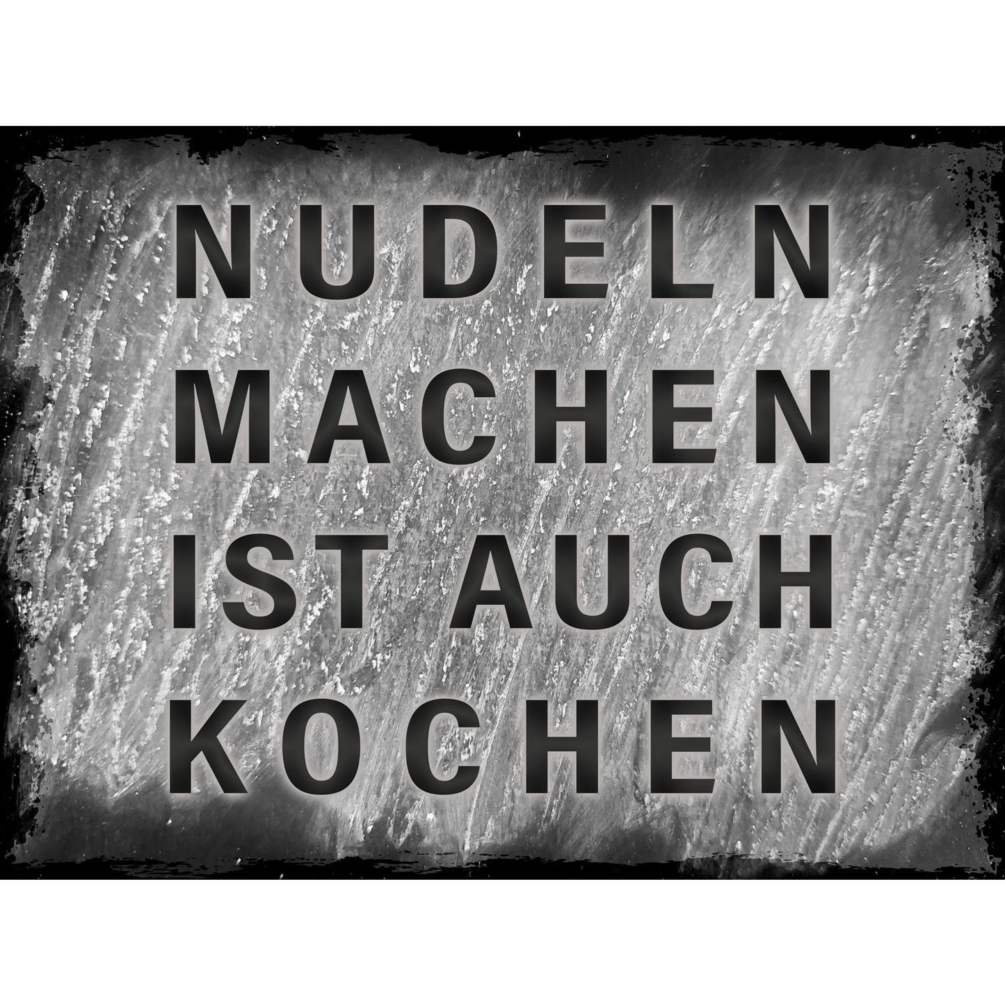 Spritzschutz - Nudeln machen ist auch kochen