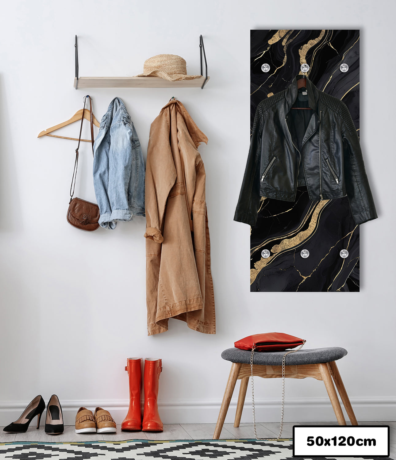 Garderobe - Black and Gold Liquid