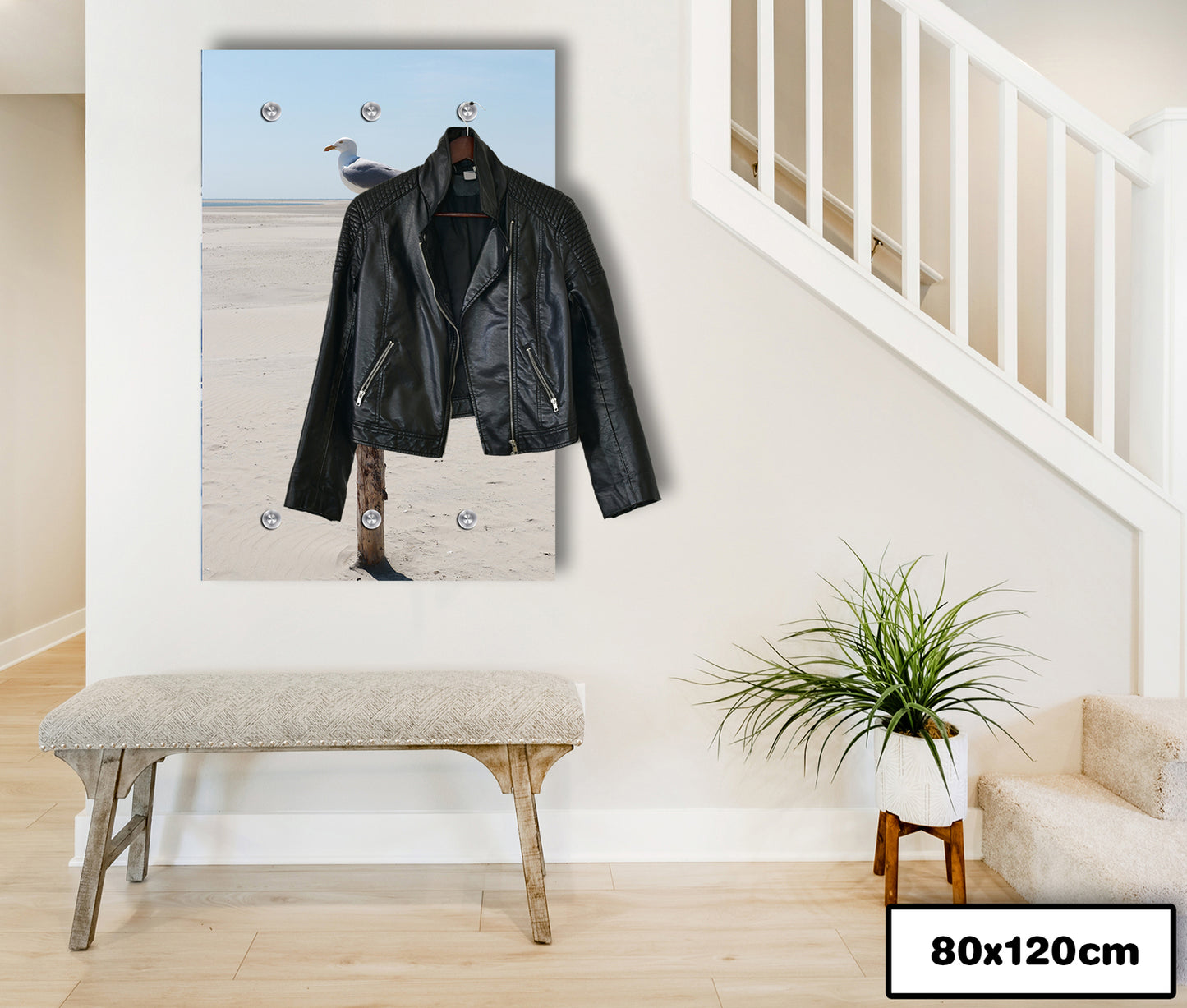 Garderobe - Möwe auf Stamm