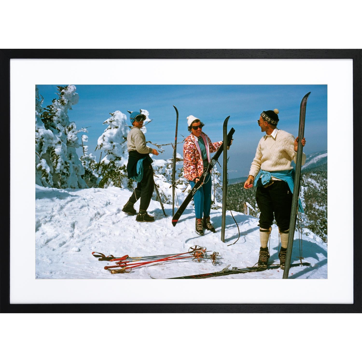 Slim Aarons - Sugarbush Skiing Detail