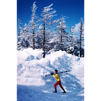 Slim Aarons - A Skier in Vermont