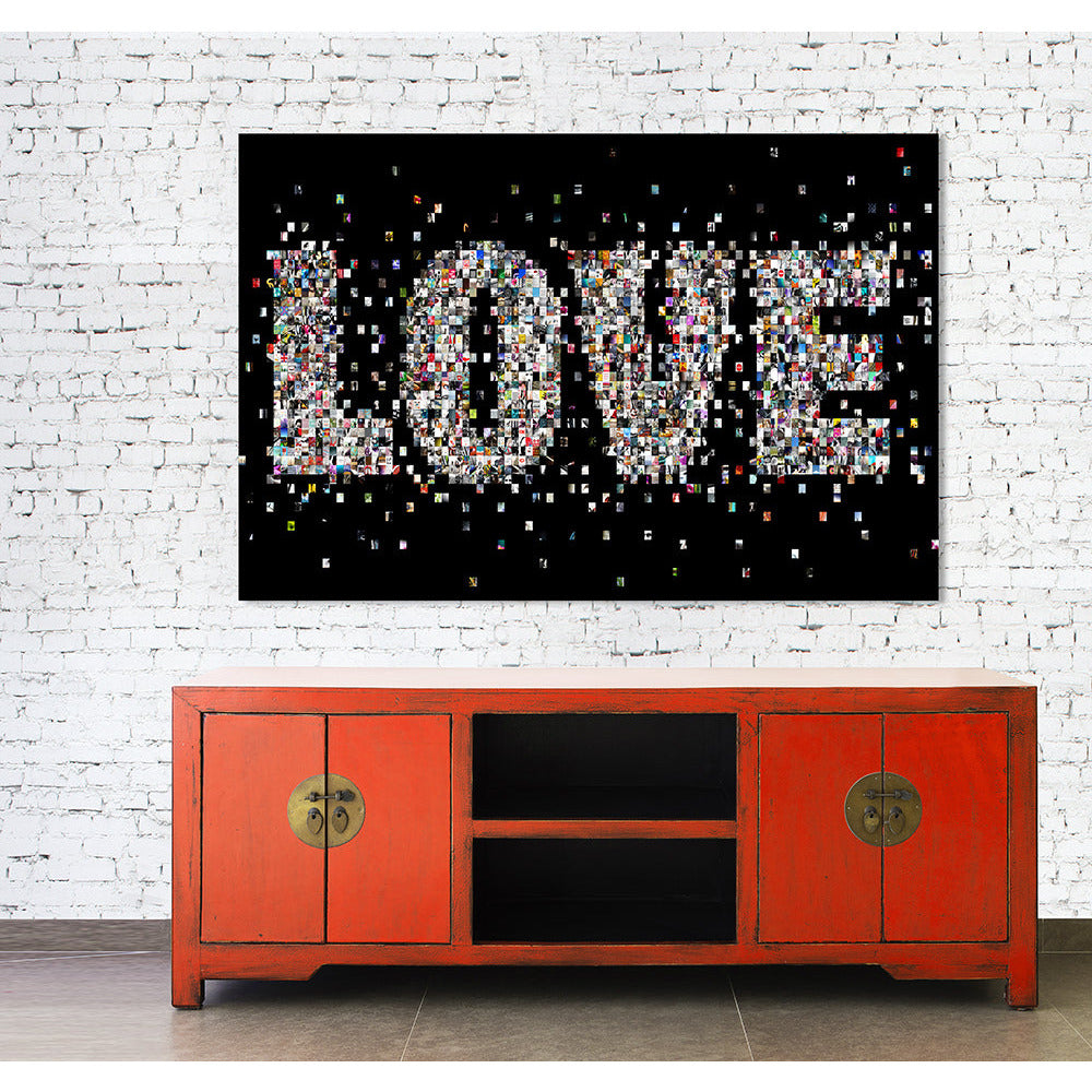 Acrylglasbild - Love I Wohnbeispiel