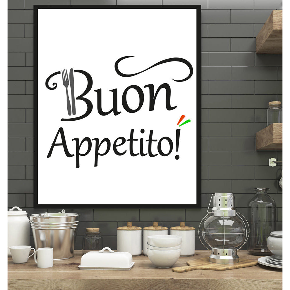 Rahmenbild - Buon Appetito! Wohnbeispiel