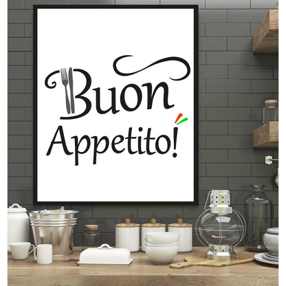 Rahmenbild - Buon Appetito! Wohnbeispiel