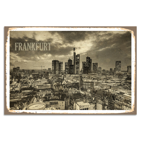 Blechschild - Frankfurt