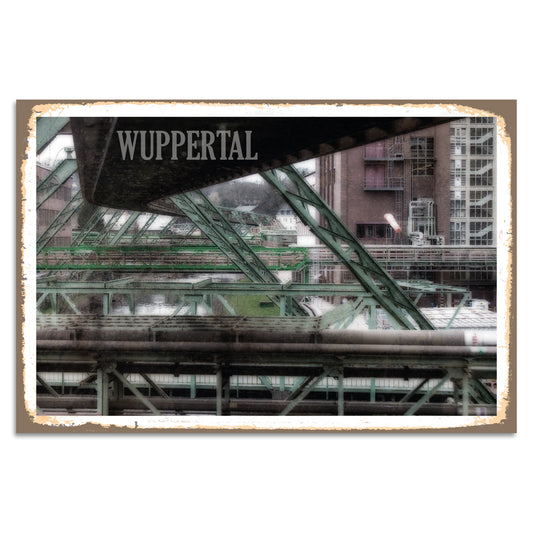 Blechschild - Wuppertal