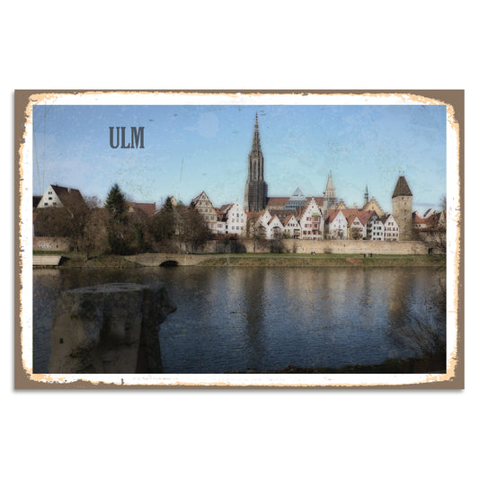 Blechschild - Ulm