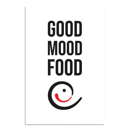 Blechschild - Good Mood Food