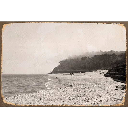 Blechschild - Vintage Beach